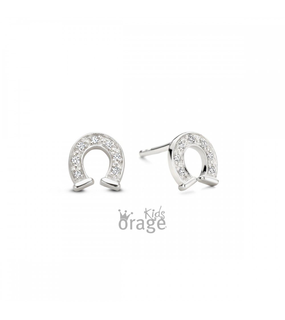 Boucles d'oreilles - Argent - Plaqué or - Orage -  Collection kids