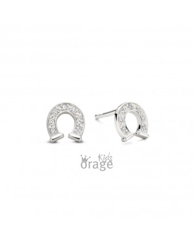 Boucles d'oreilles - Argent - Plaqué or - Orage -  Collection kids