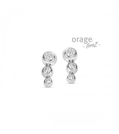 Boucles d'oreilles - Plaqué or - Orage - Collection TeenZ