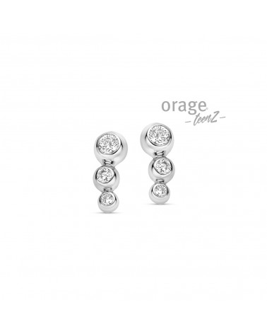 Boucles d'oreilles - Plaqué or - Orage - Collection TeenZ