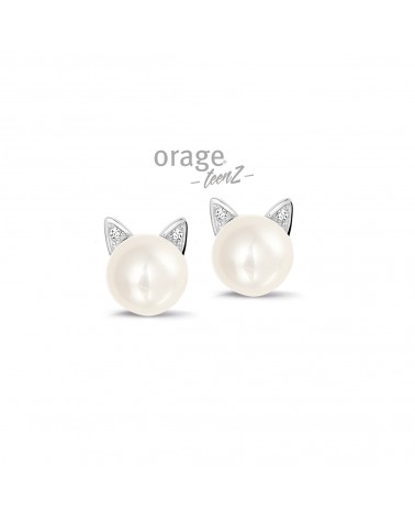 Boucles d'oreilles Argent - Orage - Collection TeenZ