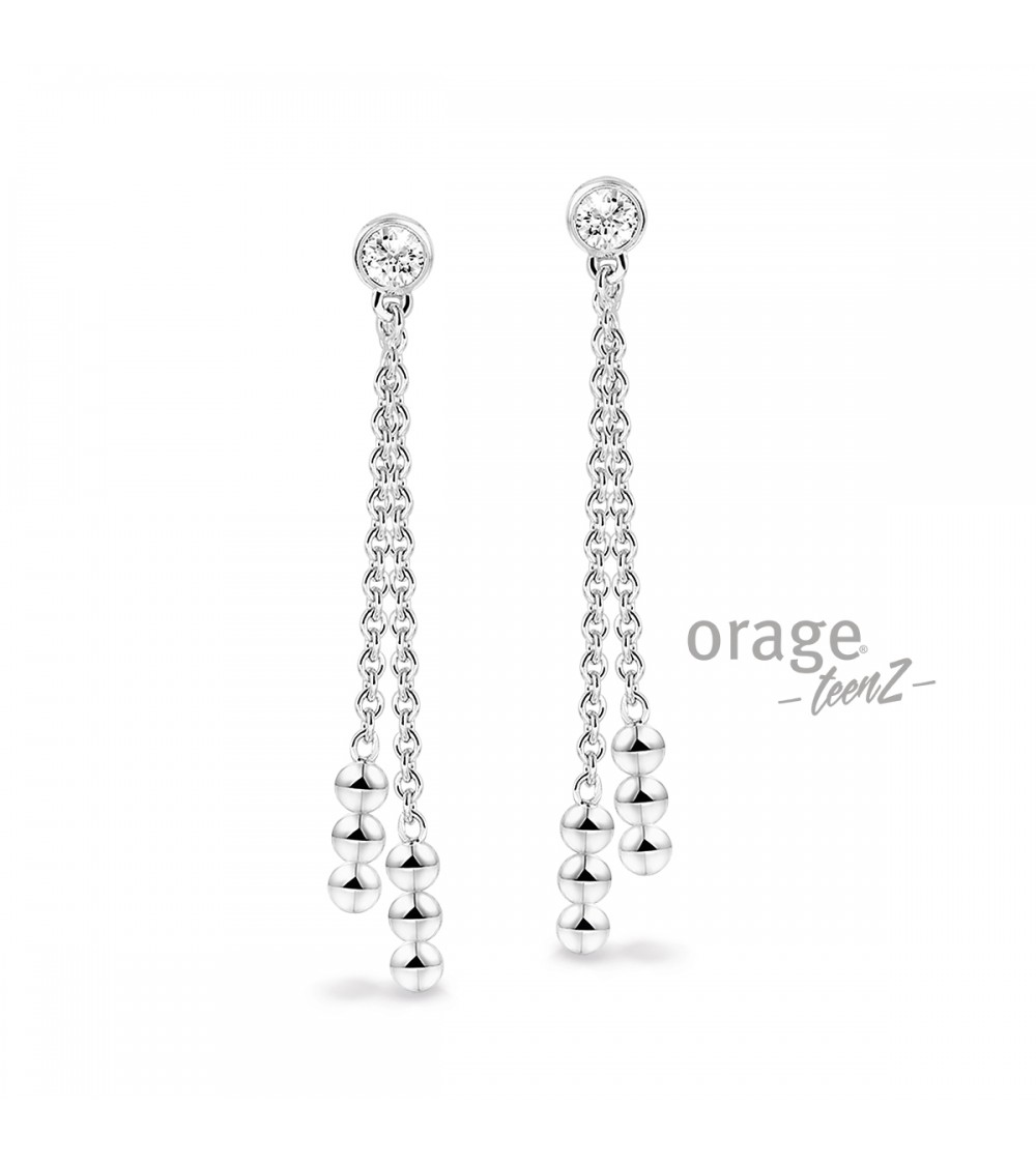 Boucles d'oreilles Argent - Orage - Collection TeenZ