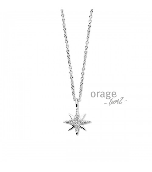 Collier Argent - Orage - Collection TeenZ