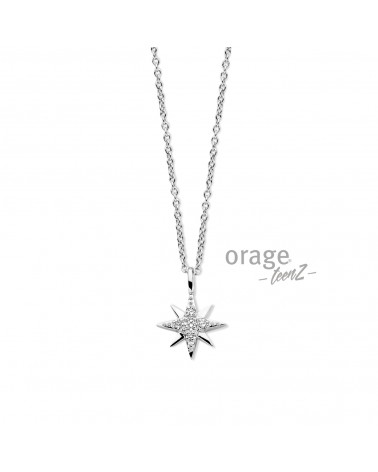 Collier Argent - Orage - Collection TeenZ