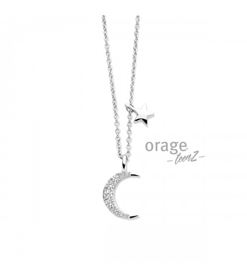 Collier Argent - Orage - Collection TeenZ