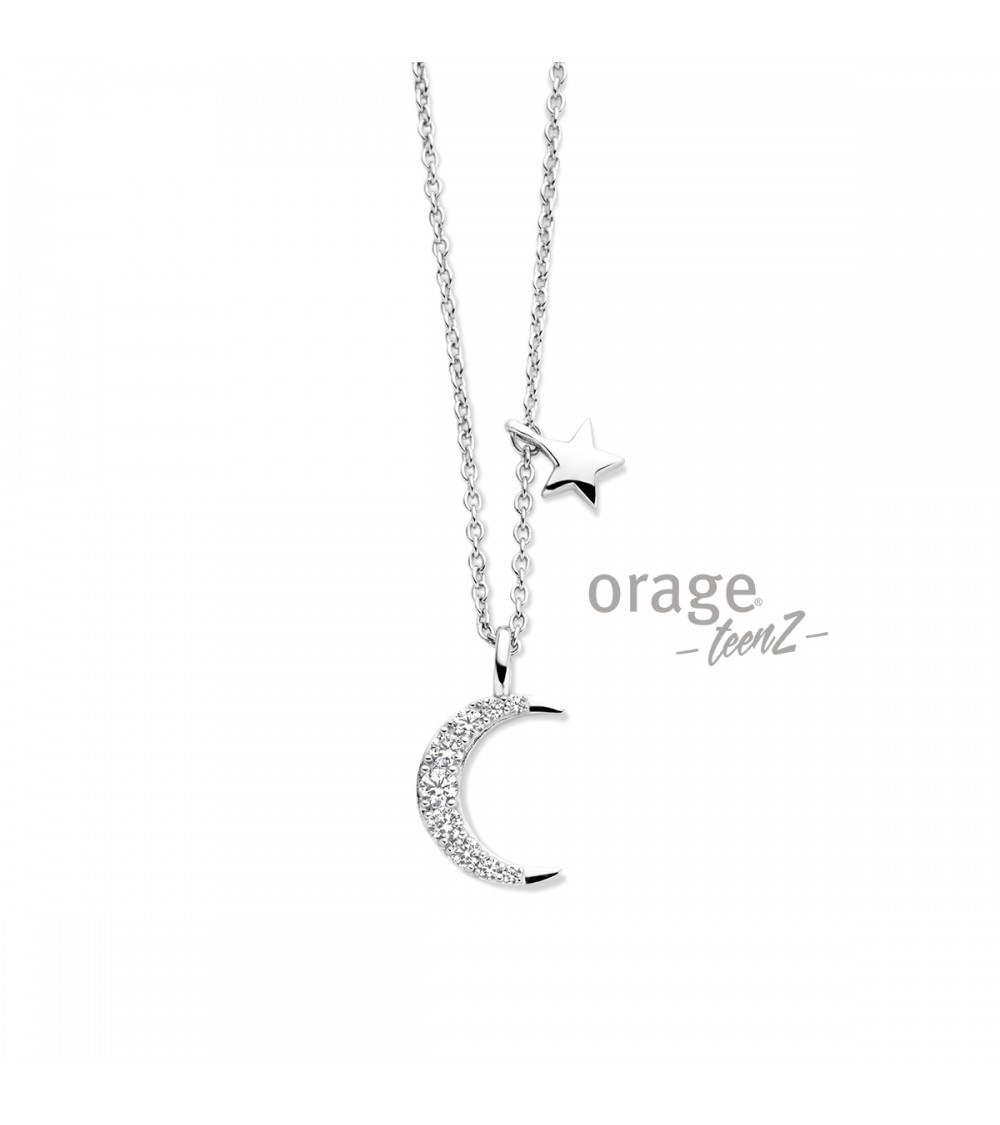 Collier Argent - Orage - Collection TeenZ