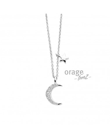 Collier Argent - Orage - Collection TeenZ