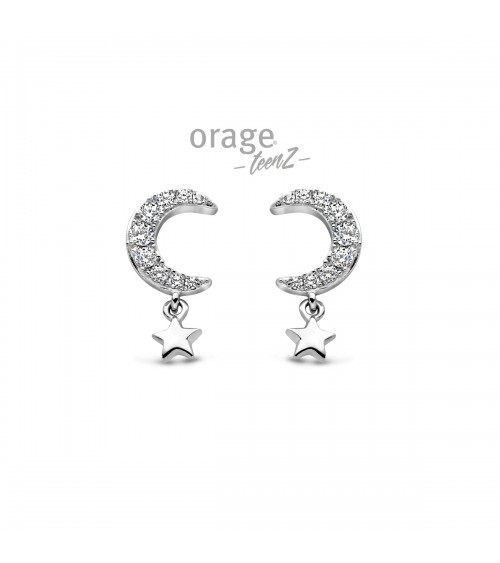 Boucles d'oreilles Argent - Orage - Collection TeenZ