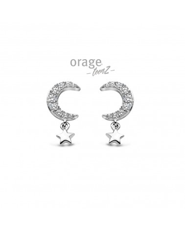 Boucles d'oreilles Argent - Orage - Collection TeenZ