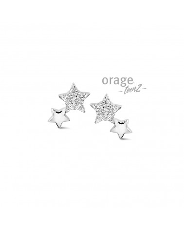 Boucles d'oreilles Argent - Orage - Collection TeenZ