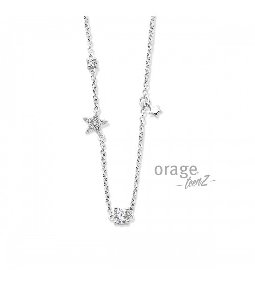 Collier Argent - Orage - Collection TeenZ