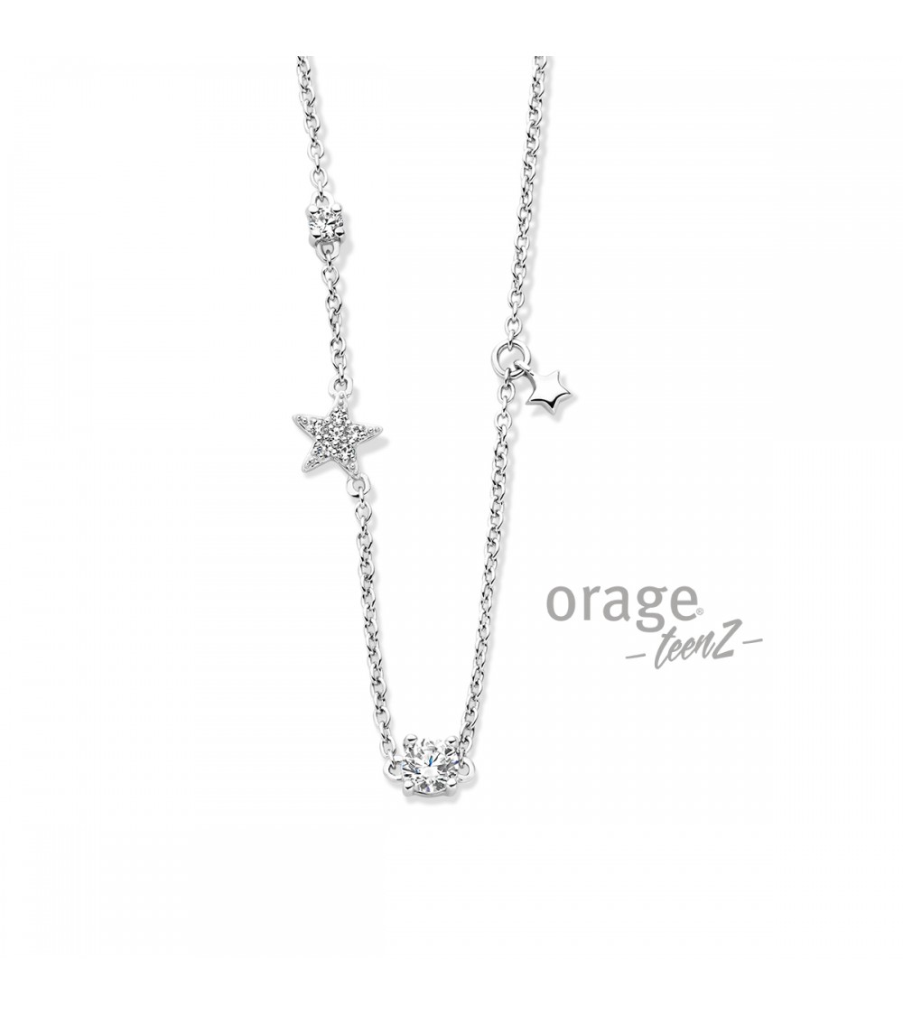 Collier Argent - Orage - Collection TeenZ