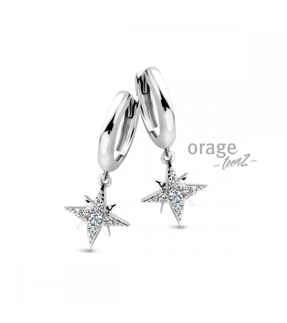 Boucles d'oreilles Argent - Orage - Collection TeenZ