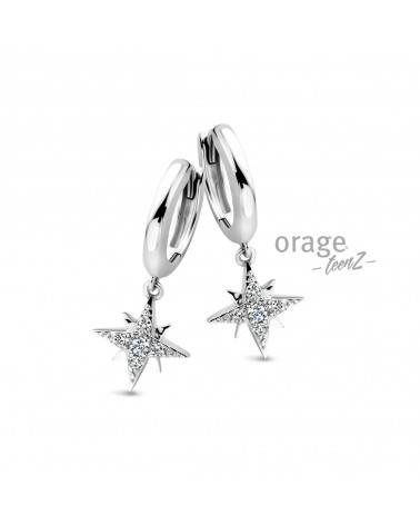 Boucles d'oreilles Argent - Orage - Collection TeenZ