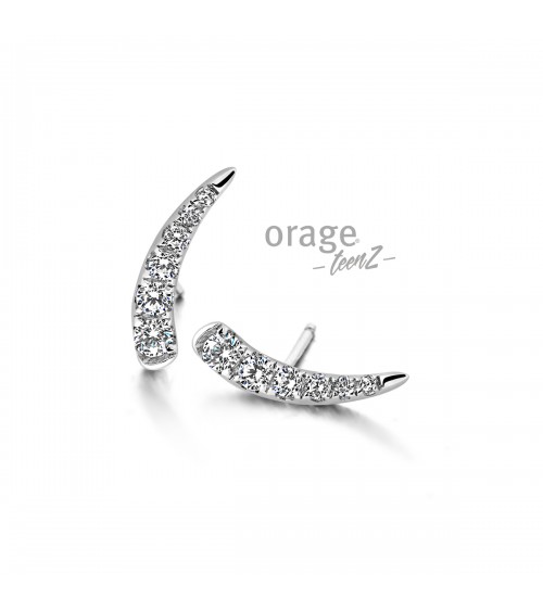 Boucles d'oreilles Argent - Orage - Collection TeenZ