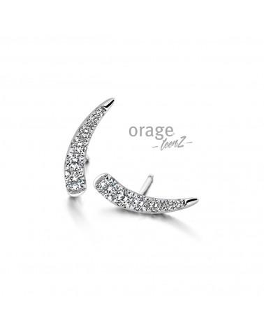 Boucles d'oreilles Argent - Orage - Collection TeenZ