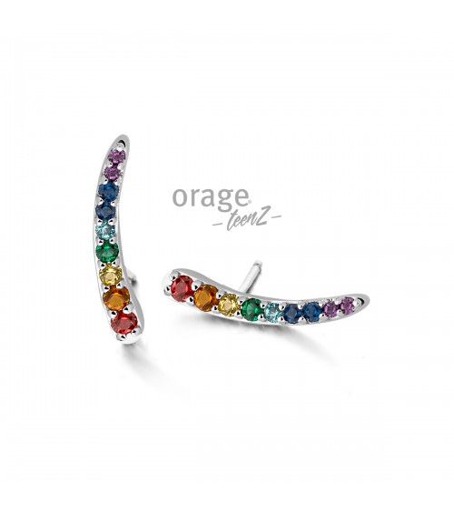 Boucles d'oreilles Argent - Orage - Collection TeenZ