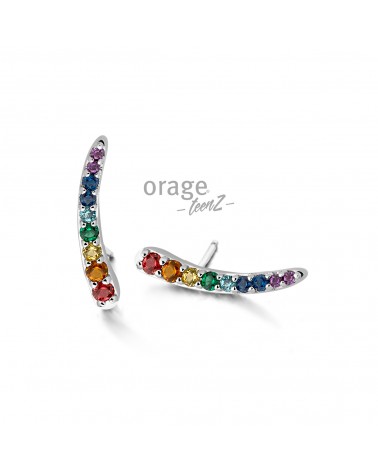 Boucles d'oreilles Argent - Orage - Collection TeenZ