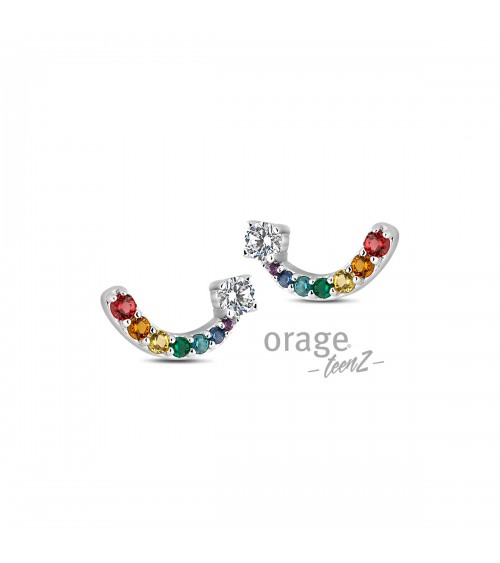 Boucles d'oreilles Argent - Orage - Collection TeenZ