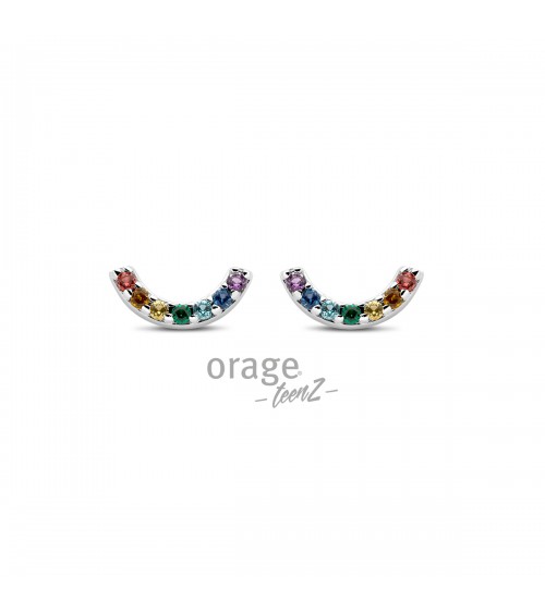 Boucles d'oreilles Argent - Orage - Collection TeenZ