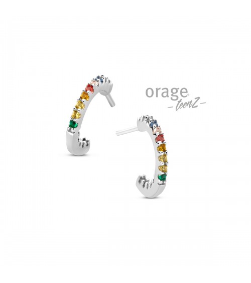 Boucles d'oreilles Argent - Orage - Collection TeenZ