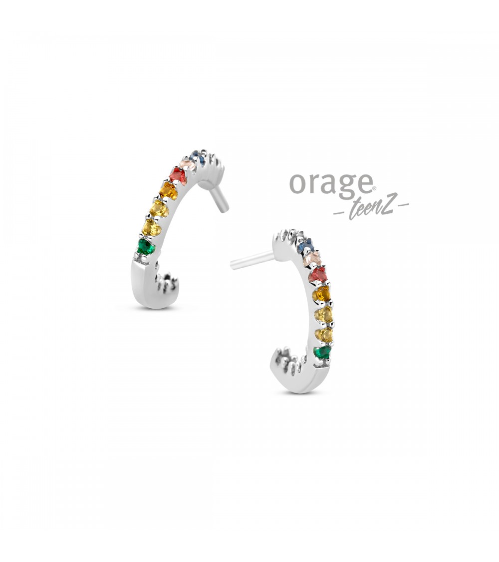 Boucles d'oreilles Argent - Orage - Collection TeenZ