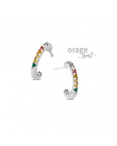 Boucles d'oreilles Argent - Orage - Collection TeenZ