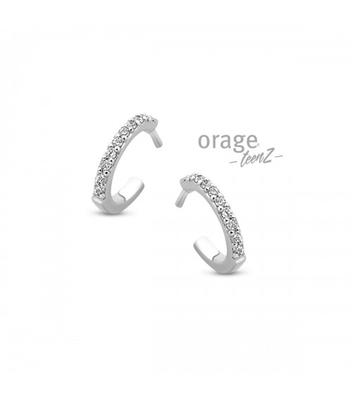 Boucles d'oreilles Argent - Orage - Collection TeenZ