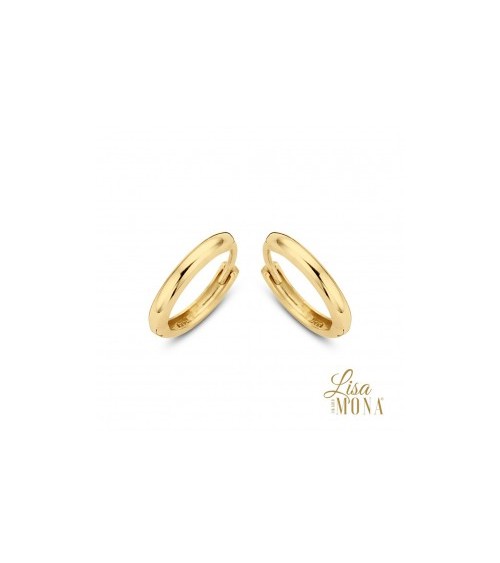 Boucles d'oreilles or jaune 14 carats - Lisa Mona