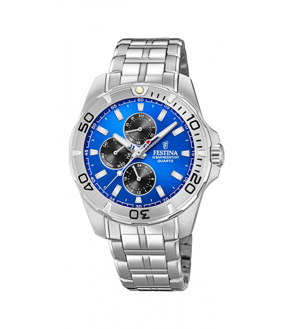 Montre Festina - Acier - Multifonctions - Collection hommes