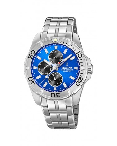 Montre Festina - Acier - Multifonctions - Collection hommes