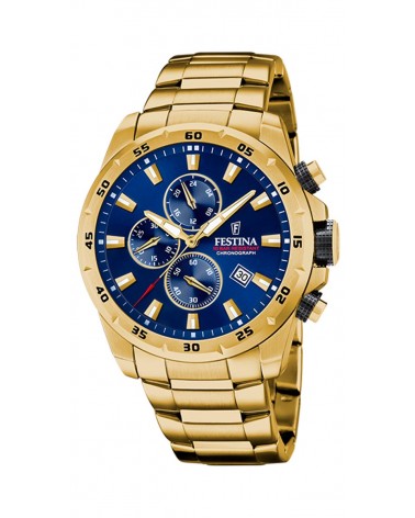 Montre Festina - Acier - Chrono - Collection hommes