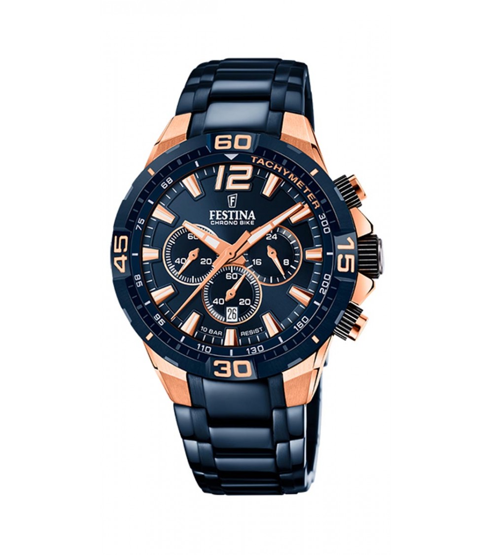 Montre Festina - Acier - Chrono - Collection hommes