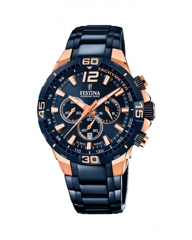 Montre Festina - Acier - Chrono - Collection hommes